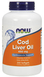 Cod Liver Oil, 650mg - 250 softgels | NOW Foods