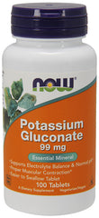 Potassium Gluconate, 99mg - 100 tablets | NOW Foods