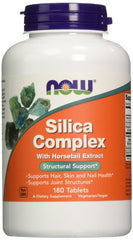 Silica Complex with Horsetail Extract - 180 tablets | NOW Foods