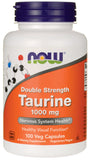 Taurine, 1000mg Double Strength - 100 vcaps | NOW Foods
