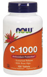 Vitamin C-1000 with Rose Hips - Sustained Release - 100 tablets | NOW Foods
