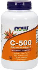 Vitamin C-500 Calcium Ascorbate-C - 250 caps | NOW Foods