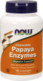 Papaya Enzyme, Chewable - 180 lozenges | NOW Foods