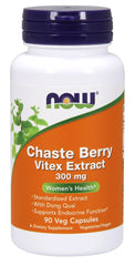 Chaste Berry Vitex Extract, 300mg - 90 vcaps | NOW Foods