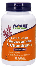 Glucosamine & Chondroitin Extra Strength - 60 tablets | NOW Foods