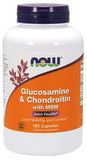 Glucosamine & Chondroitin with MSM - 180 caps | NOW Foods