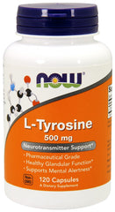 L-Tyrosine, 500mg - 120 caps | NOW Foods