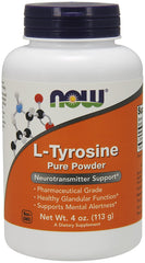 L-Tyrosine, Powder - 113 grams | NOW Foods