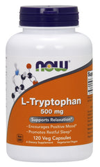 L-Tryptophan, 500mg - 120 vcaps | NOW Foods