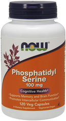 Phosphatidyl Serine, 100mg - 120 vcaps | NOW Foods