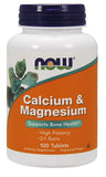 Calcium & Magnesium - 100 tablets | NOW Foods