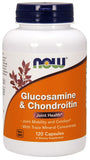 Glucosamine & Chondroitin with Trace Mineral Concentrate - 120 caps | NOW Foods