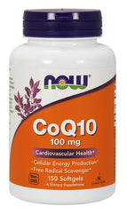 CoQ10, 100mg - 150 softgels | NOW Foods