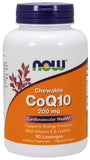 CoQ10 with Lecithin & Vitamin E, 200mg (Chewable) - 90 lozenges | NOW Foods