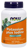Now Foods Potassium plus Iodine - 180 tablets