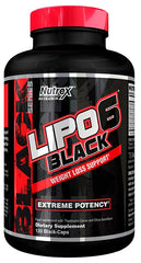 Lipo-6 Black - 120 liquid caps | Nutrex
