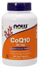 CoQ10, 30mg - 240 vcaps | NOW Foods