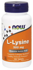 L-Lysine, 500mg - 100 tablets | NOW Foods
