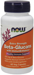 Beta-Glucans with ImmunEnhancer, Extra Strength - 60 vcaps | NOW Foods