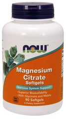 Magnesium Citrate Softgels - 90 softgels | NOW Foods