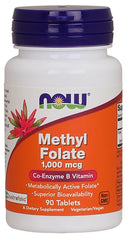 Methyl Folate, 1000mcg - 90 tablets | NOW Foods