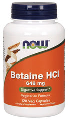 Betaine HCl, 648mg - 120 vcaps | NOW Foods