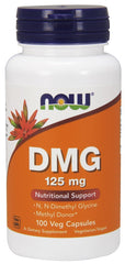 DMG (Dimethylglycine), 125mg - 100 vcaps | NOW Foods
