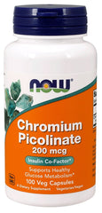Chromium Picolinate, 200mcg - 100 vcaps | NOW Foods