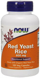 Red Yeast Rice, 600mg - 120 vcaps | NOW Foods