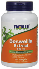 Boswellia Extract, 500mg - 90 softgels | NOW Foods