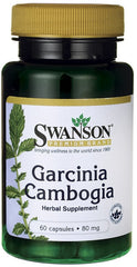 Garcinia Cambogia 5:1 Extract, 80mg - 60 caps | Swanson