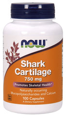 Shark Cartilage, 750mg - 100 caps | NOW Foods