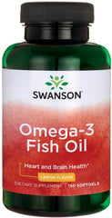 Omega-3 Fish Oil, Lemon - 150 softgels