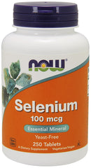 Selenium, 100mcg - 250 tablets | NOW Foods