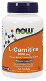L-Carnitine, 1000mg - 50 tablets | NOW Foods