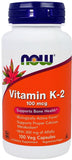 Vitamin K-2, 100mcg - 100 vcaps