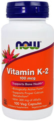 Vitamin K-2, 100mcg - 100 vcaps