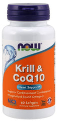 Krill & CoQ10 - 60 softgels | NOW Foods