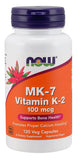 MK-7 Vitamin K-2, 100mcg - 120 vcaps | NOW Foods