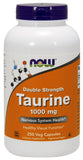Taurine, 1000mg Double Strength - 250 vcaps | NOW Foods