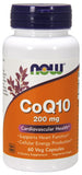 CoQ10, 200mg - 60 vcaps | NOW Foods