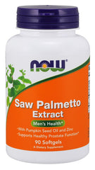 Saw Palmetto Extract with Pumpkin Seed Oil and Zinc, 80mg - 90 softgels | NOW Foods