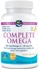 Complete Omega, 565mg Lemon - 60 softgels | Nordic Naturals