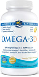 Omega-3D, 690mg Lemon - 120 softgels | Nordic Naturals