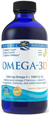Omega-3D, 1560mg Lemon - 237 ml. | Nordic Naturals