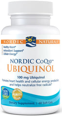 Nordic CoQ10 Ubiquinol, 100mg - 60 softgels | Nordic Naturals