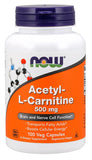 Acetyl-L-Carnitine, 500mg - 100 vcaps
