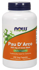 Pau D'Arco, 500mg - 250 vcaps | NOW Foods
