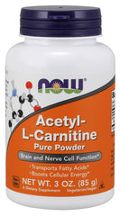 Acetyl-L-Carnitine, Pure Powder - 85 grams | NOW Foods