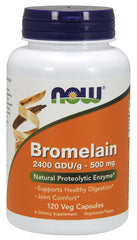 Bromelain, 500mg - 120 vcaps | NOW Foods